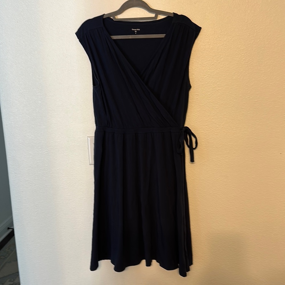 Garnet Hill Wrap Dress M